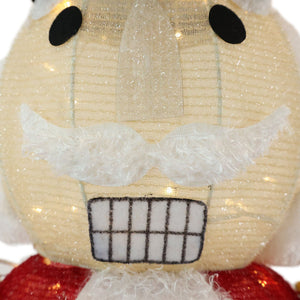 6-Ft. Prelit Tinsel Nutcracker Indoor or Outdoor Decoration