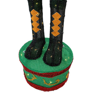 6-Ft. Prelit Tinsel Nutcracker Indoor or Outdoor Decoration