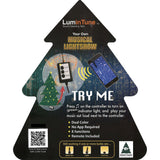 9-Ft. Carmel Pine Slim Artificial Christmas Tree with Dual Multicolor & Warm White LED Lights