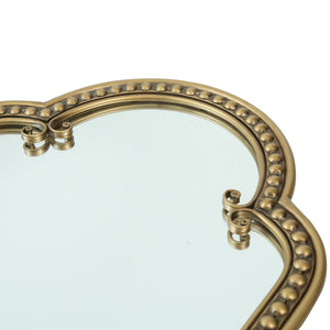 Scalloped Oval Wall Mirror, Vintage