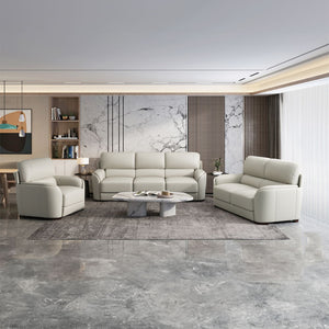 Edrice - Chair - Ivory Top Grain Leather