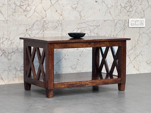 Belmont - X Frame Coffee Table - Brown