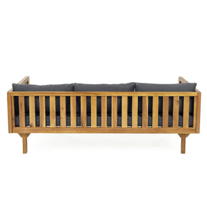 Claremont 3 Seater Daybed With Rattan Arms