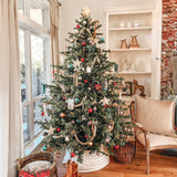 7.5-Ft. Foxtail Pine Christmas Tree with White Incandescent Smart Lights