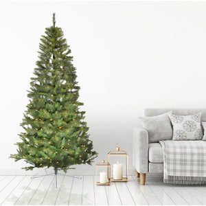 6.5-Ft.-Half-Christmas-Tree-with-Warm-White-LED-Lights-Christmas-Trees