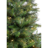 6.5-Ft. Half Christmas Tree with Warm White LED Lights