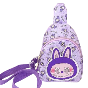 Children's Labubu Crossbody Bag - Purple