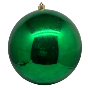 12" Commercial Shatterproof Ball Ornament - Emerald Green