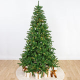 7.5-ft. Noel Pine Artificial Christmas Tree with Dual Multicolor & Warm White Color Changing 5MM LED Lights