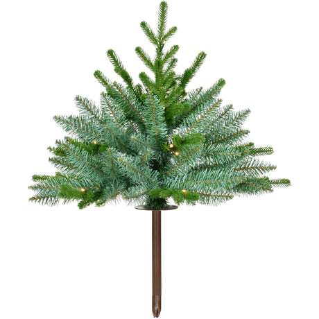 Set of 3 Prelit 18-in. Artificial Sidewalk Trees with Warm White LED Lights