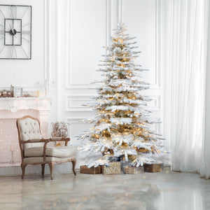 10-Ft.-Flocked-Pine-Valley-Christmas-Tree-with-Warm-White-LED-Lights-Christmas-Trees