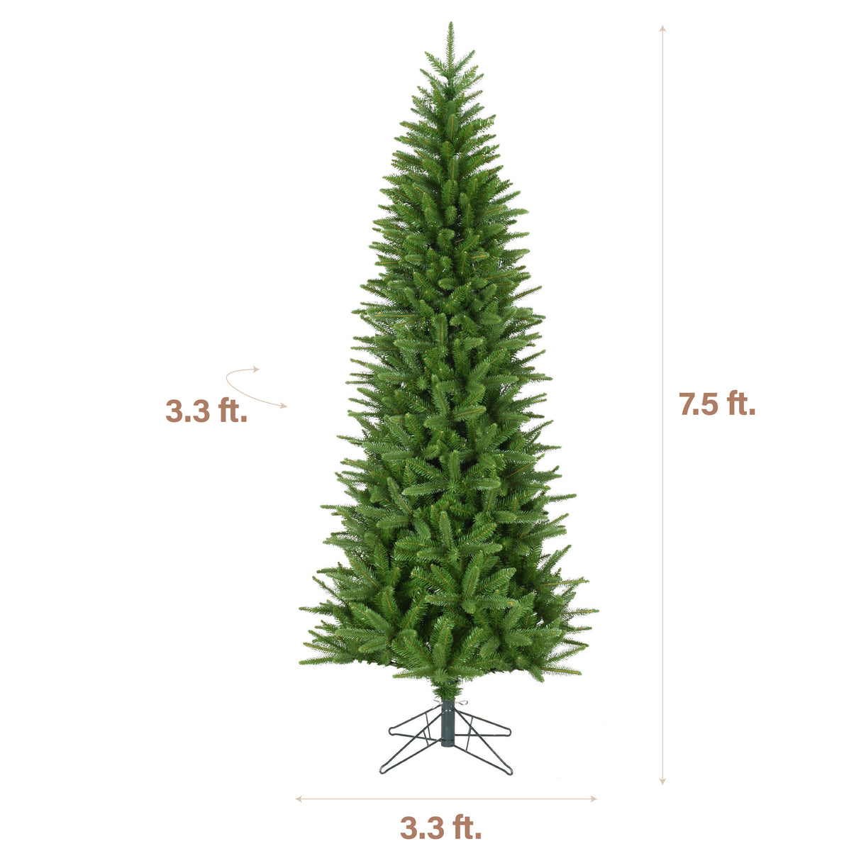 7.5-Ft. Winter Falls Slim Christmas Tree