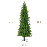 7.5-Ft. Winter Falls Slim Christmas Tree