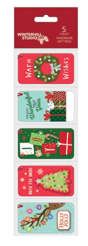 5 Count Handmade Gift Tags -