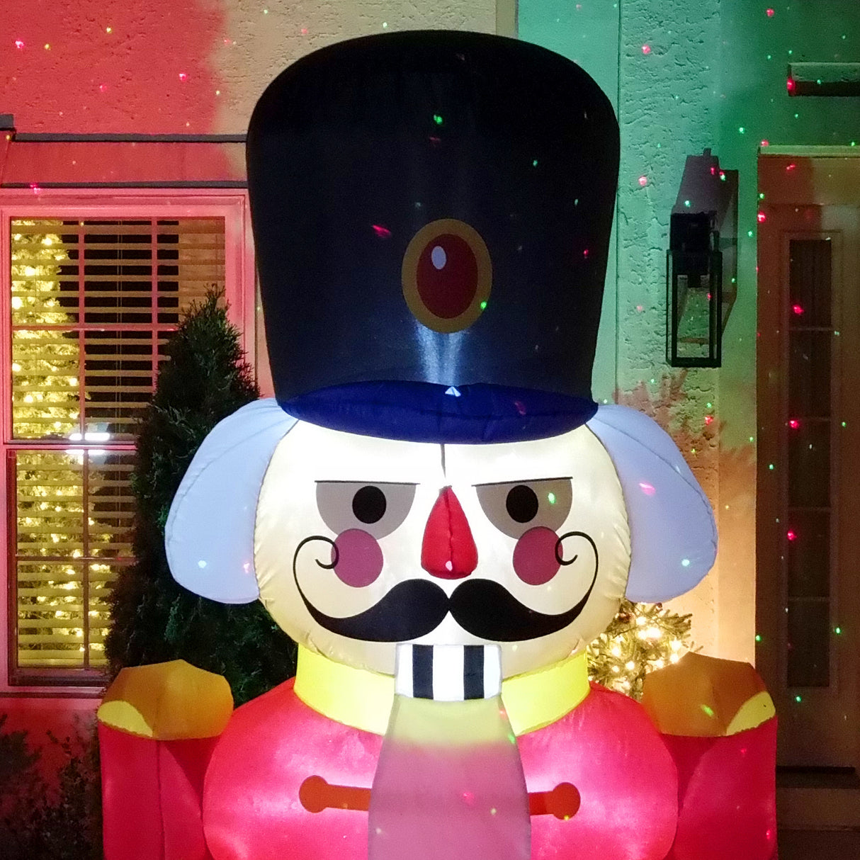 10-Ft. Tall Prelit African American Nutcracker Inflatable