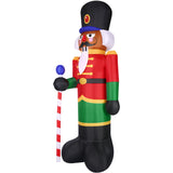 10-Ft. Tall Prelit African American Nutcracker Inflatable