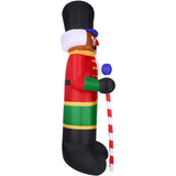 10-Ft. Tall Prelit African American Nutcracker Inflatable