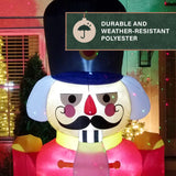 10-Ft. Tall Prelit African American Nutcracker Inflatable