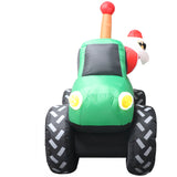 6-Ft. Tall Prelit Santa in Monster Truck Inflatable