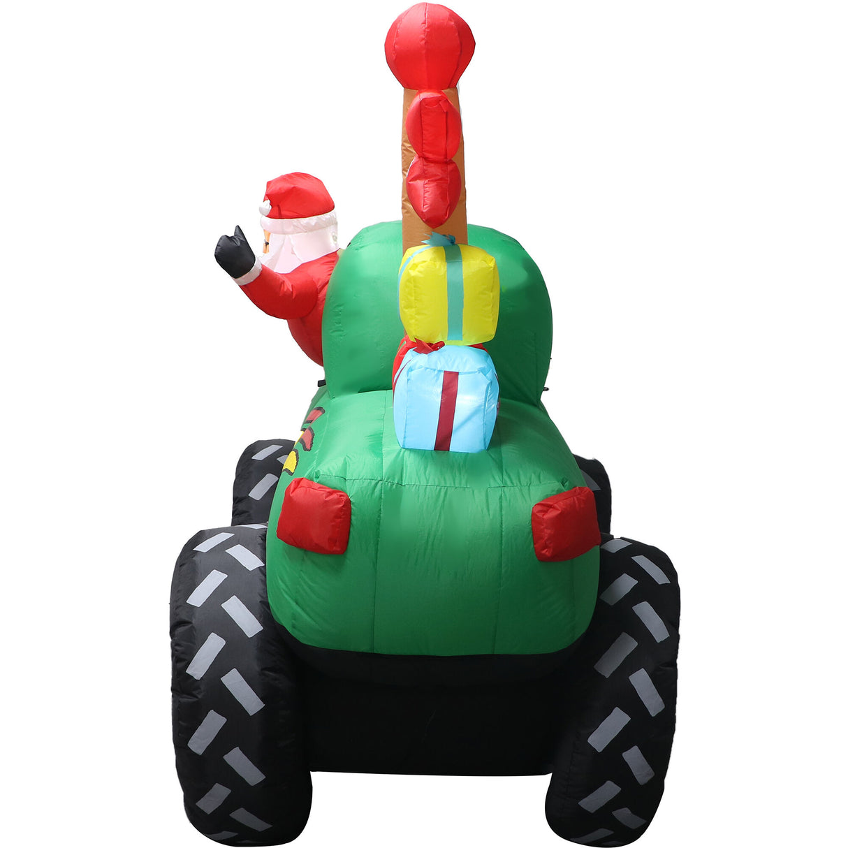 6-Ft. Tall Prelit Santa in Monster Truck Inflatable