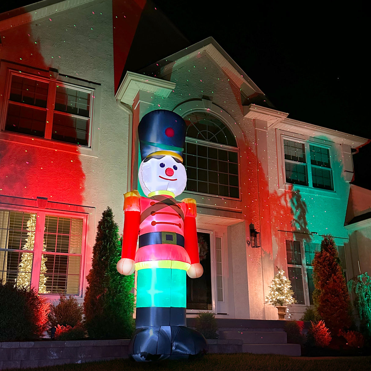 12-Ft. Tall Prelit Nutcracker Inflatable