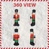 10-Ft. Tall Prelit Nutcracker Inflatable