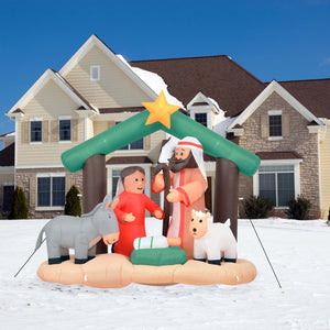 7-Ft.-Wide-Nativity-with-Mary,-Joseph,-Baby-Jesus,-and-Animals,-Blow-Up-Christmas-Inflatable-w/-Lights-and-Storage-Bag-Christmas-Lawn-Decor