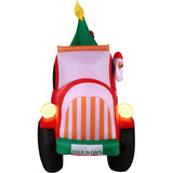 6-Ft. Tall Pre-Lit Inflatable Christmas Pickup Truck