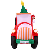 6-Ft. Tall Pre-Lit Inflatable Christmas Pickup Truck