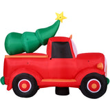 6-Ft. Tall Pre-Lit Inflatable Christmas Pickup Truck