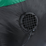 6-Ft. Wide Prelit Motorcycle Santa Inflatable