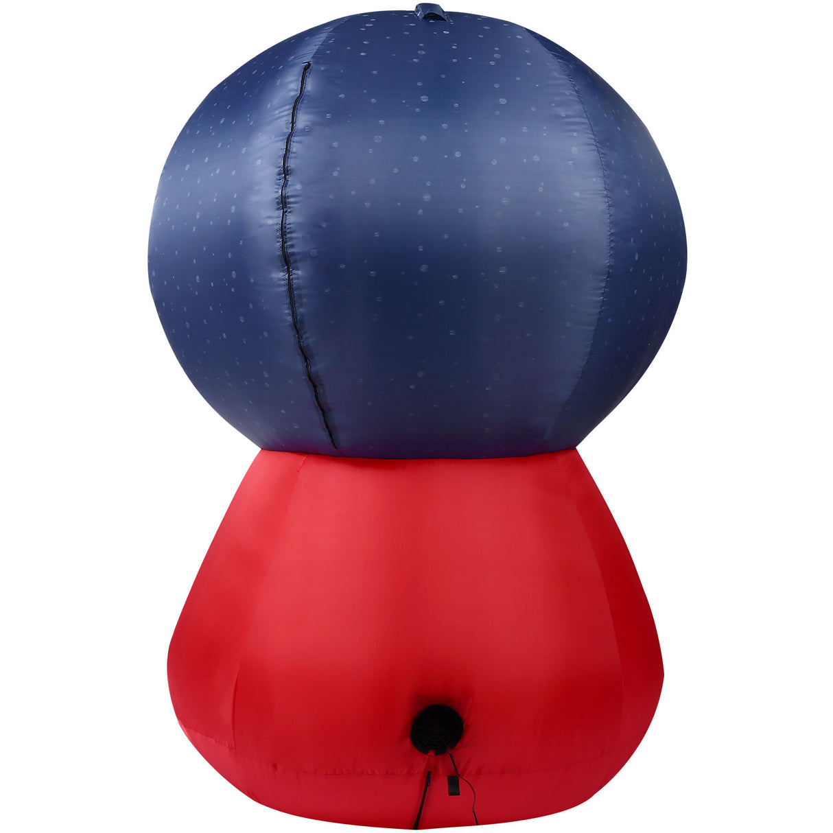 6-Ft. Tall Prelit Santa and Snowman Snow Globe Inflatable