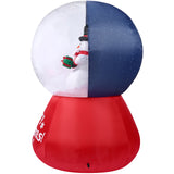 6-Ft. Tall Prelit Santa and Snowman Snow Globe Inflatable