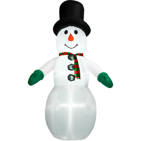 10-Ft. Pre-Lit Inflatable Snowman