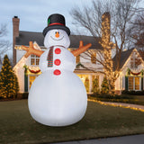 20-Ft. Tall Prelit Snowman Inflatable with RGB Lights