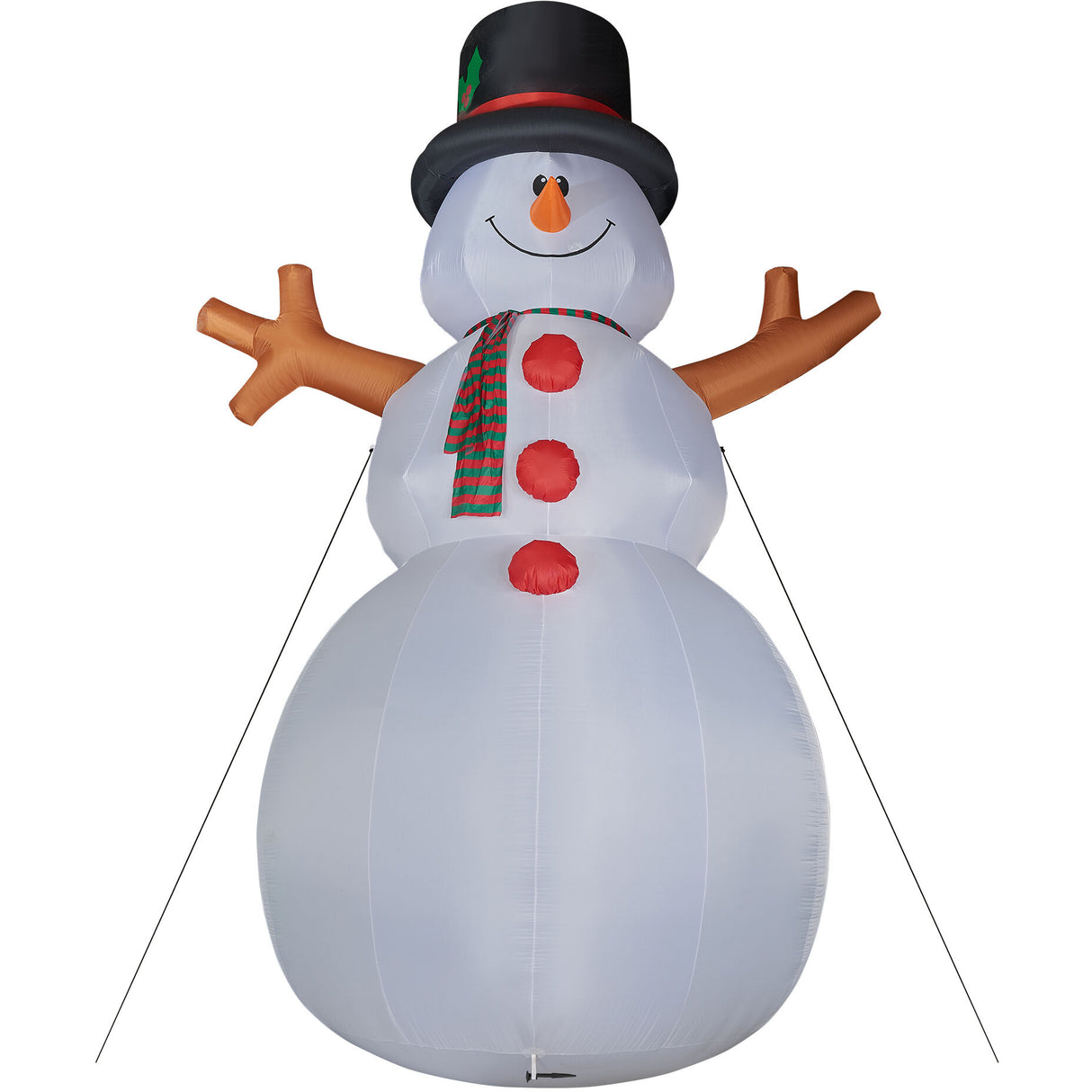 20-Ft. Tall Prelit Snowman Inflatable with RGB Lights