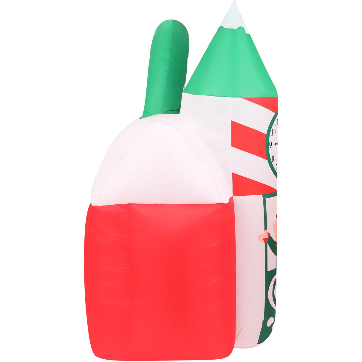 6-Ft. Wide Pre-Lit Inflatable Santa's Workshop