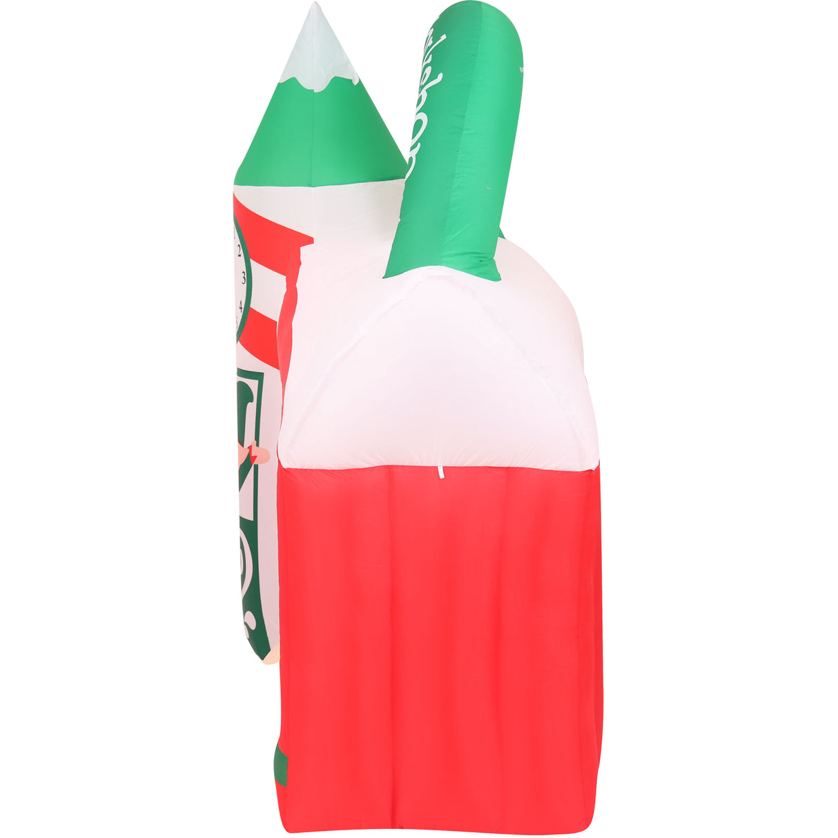 6-Ft. Wide Pre-Lit Inflatable Santa's Workshop