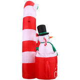 9-Ft. Wide Pre-Lit Inflatable Candy Cane Arch