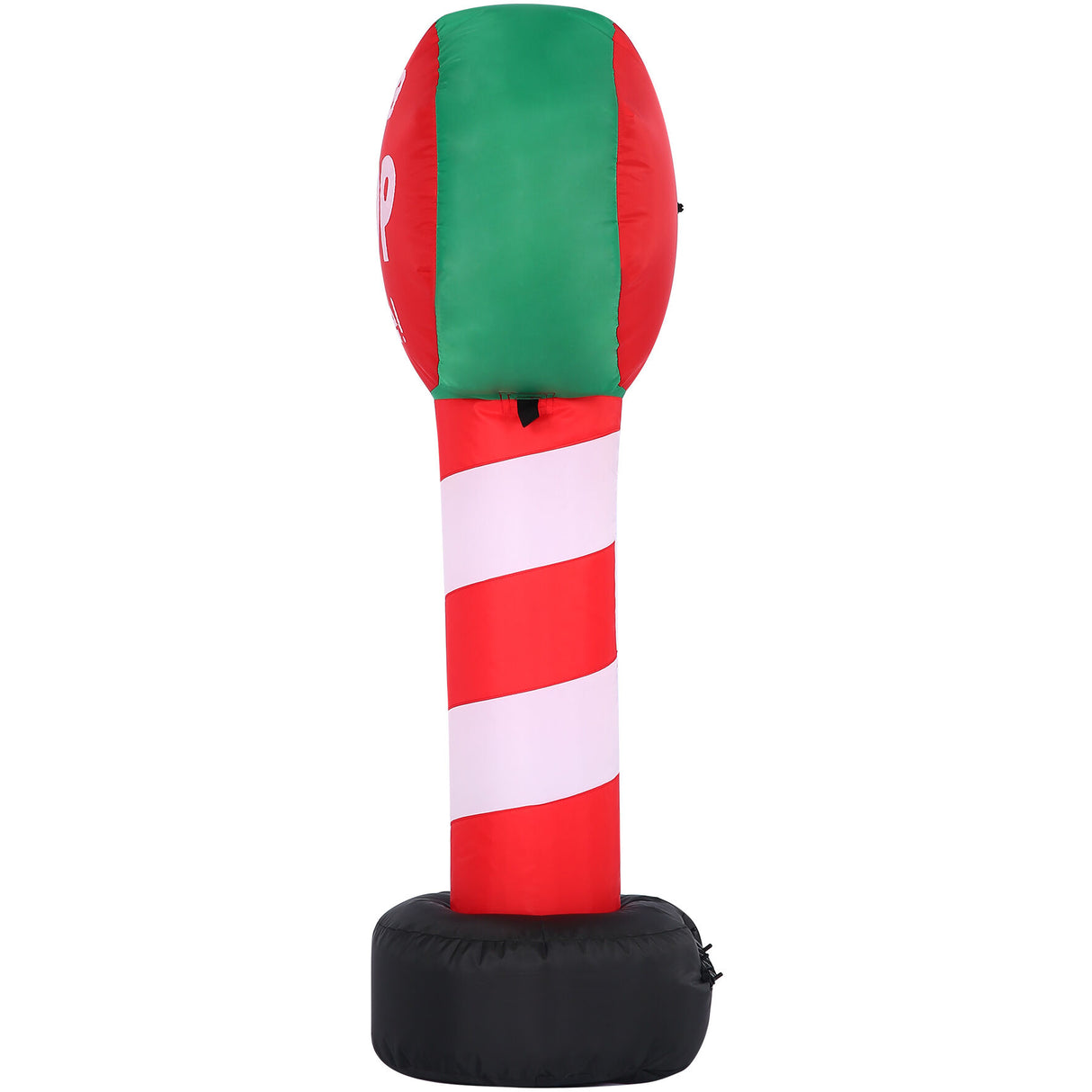 3.5-Ft. Tall Prelit "Santa Stop Here" Sign Inflatable