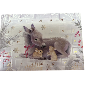 Joyful Winter Friends Advent Calendar Card