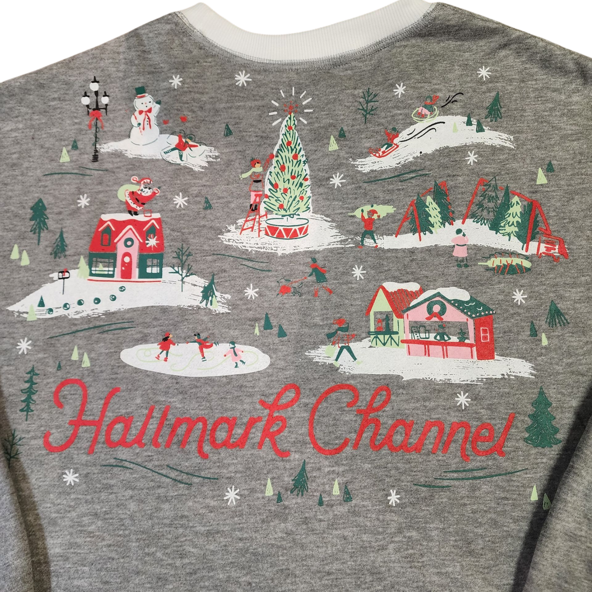 Comfy Cozy Oversized Hallmark Channel Sweatshirt -