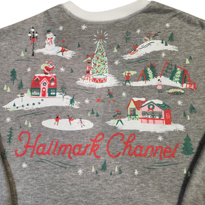Comfy Cozy Oversized Hallmark Channel Sweatshirt -