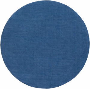 Brockton Solid Blue Wool Rug