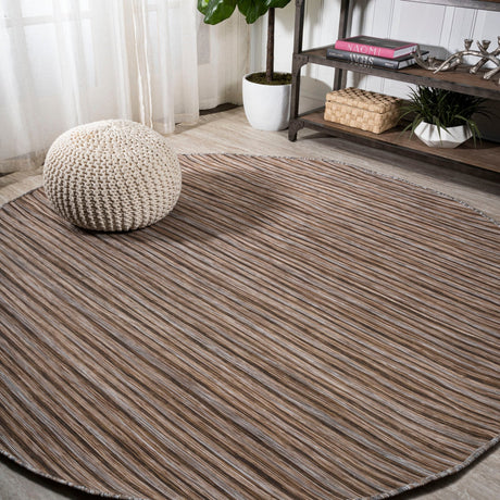 Finn-Modern-Unique-Farmhouse-Pinstripe-Indoor/Outdoor-Round-Area-Rug-Area-Rugs