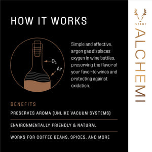 Alchemi Natural Argon Wine Preserver