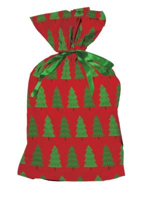 Wrap In A Hurry Jumbo Pull String Gift Bag - Tree Design