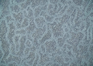 Flatwoven 8x10 Hand Made Silver Modern Minimalist Art Silk and Wool Rug