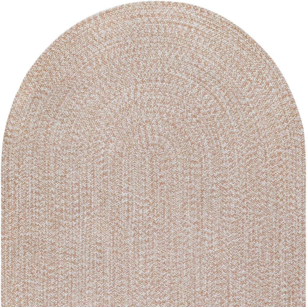 Cream Braided Faux Jute Rug