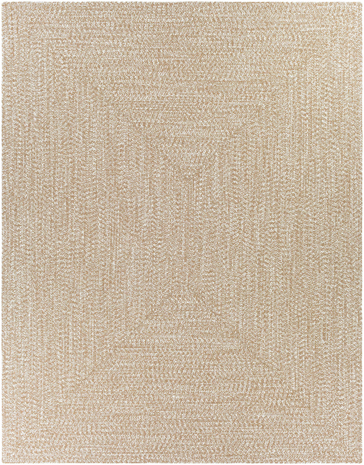 Cream Braided Faux Jute Rug